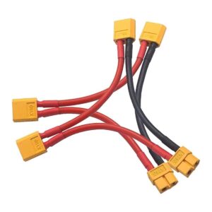 LinsyRC 2 conectores de batería serie XT60 de 1 hembra a 2_1