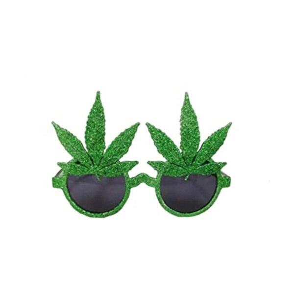 Marijuana Pot Leaf Novelty Gafas de sol_1