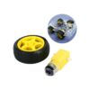 honbay 2 juegos de plástico Tire con Gear Motor doble eje