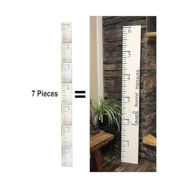 Plantilla de regla de crecimiento de 7 pies tabla de