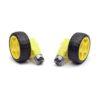 honbay 2 juegos de plástico Tire con Gear Motor doble eje