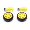 honbay 2 juegos de plástico Tire con Gear Motor doble eje