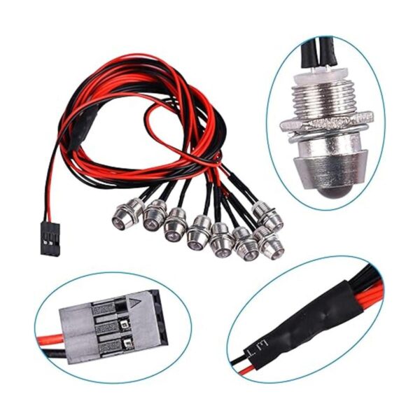 Acekeep RC Scale Crawler Led Light Kit RC SC Faros de_2