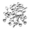 DNHCLL 100 Pieces 7x12mm Stainless Steel Curved Lobster_1