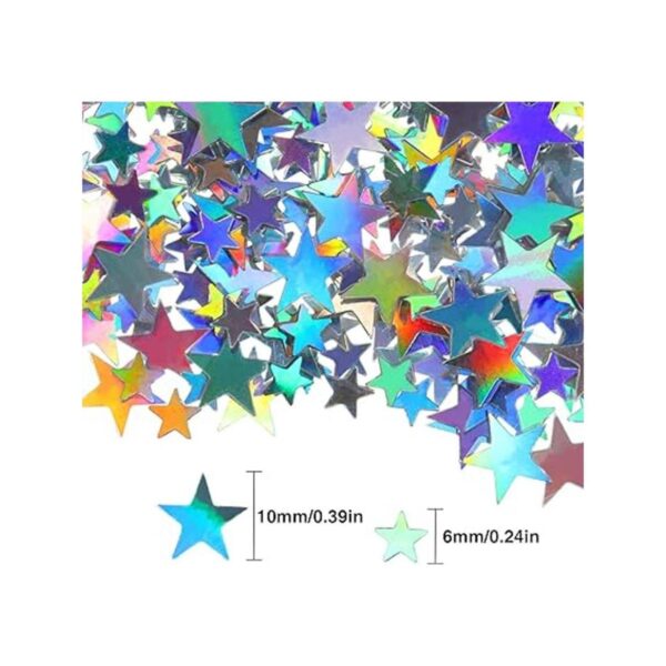 HESTYA Confeti de estrella con purpurina de 1.27 onzas