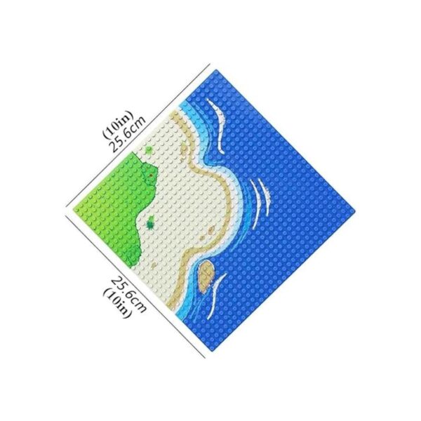 Feleph Placa base azul clásica para City Road Beach Ocean_2