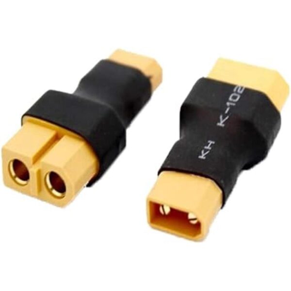 LinsyRC Paquete de 5 conectores macho XT30 a adaptador de_2