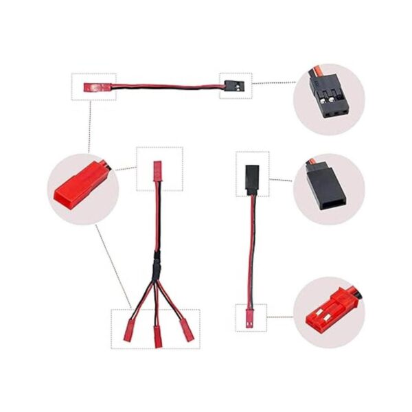 HOPLEX JST Plug Splitter JST Macho Hembra Y Cable JST