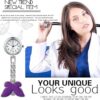 Avaner Reloj de bolsillo con clip para mujer de acero_2