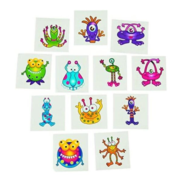 Monster Tattoos 72 tatuajes por paquete_1