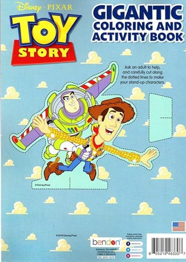 Pixar Disney Toy Story Libro gigante para colorear y_5
