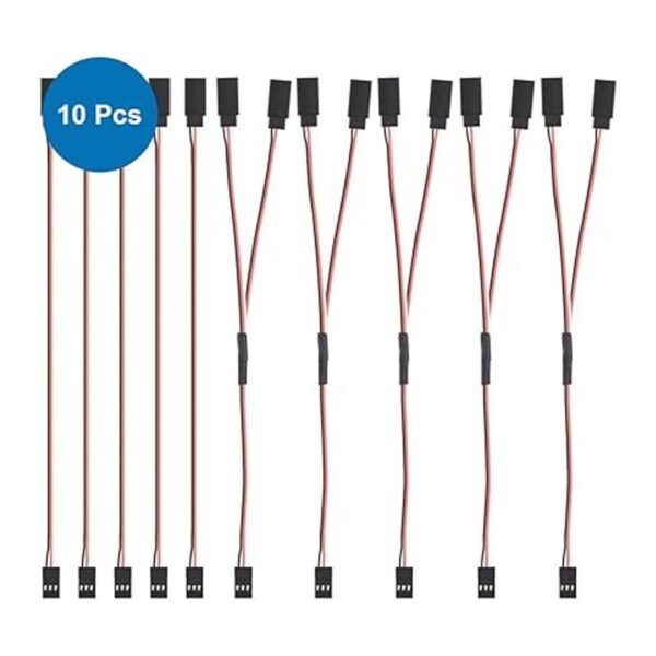 MMOBIEL 10 cables de extensión servo RC de 5 x 3 pines 5_2