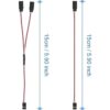 MMOBIEL 10 cables de extensión servo RC de 5 x 3 pines 5_3