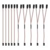 MMOBIEL 10 cables de extensión servo RC de 5 x 3 pines 5_1