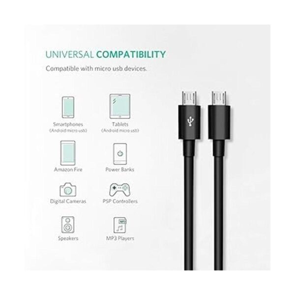 Duttek Cable divisor USB a micro USB 3 en 1 USB 2.0 A_4
