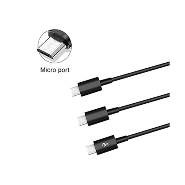 Duttek Cable divisor USB a micro USB 3 en 1 USB 2.0 A_2