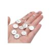 128pcs de plata antigua alfabeto y números encantos