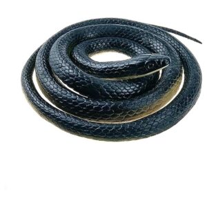 NAKIMO Juguete realista de goma falsa serpiente de 50