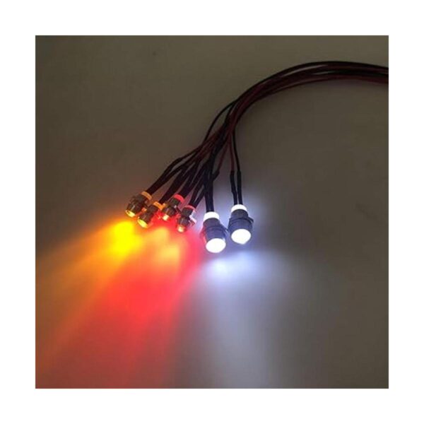 LAFEINA Kit de luces LED para coche RC juego de 6 luces_4