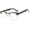 Gafas de sol de estilo clásico con lente transparente_1