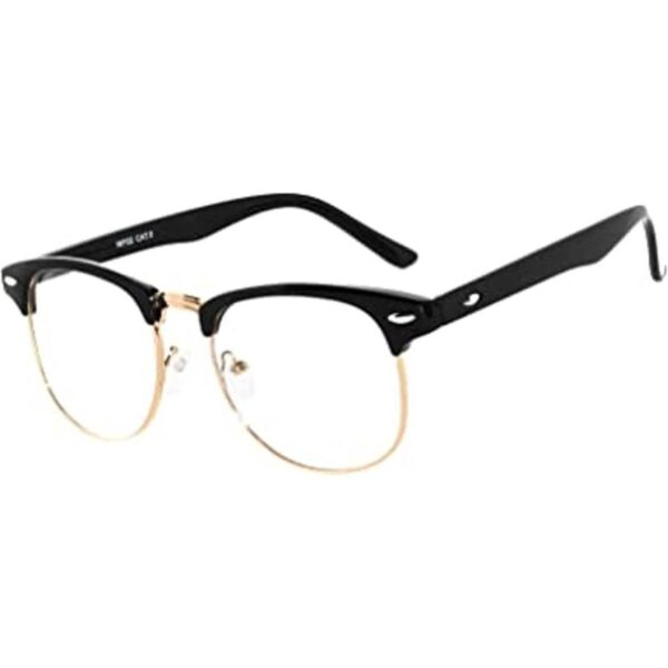 Gafas de sol de estilo clásico con lente transparente_1