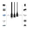Eanetf Cable divisor USB 3.0 hembra a macho 2 unidades_2