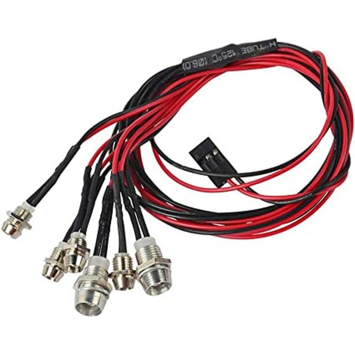 LAFEINA Kit de luces LED para coche RC juego de 6 luces