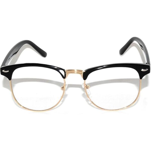 Gafas de sol de estilo clásico con lente transparente_2