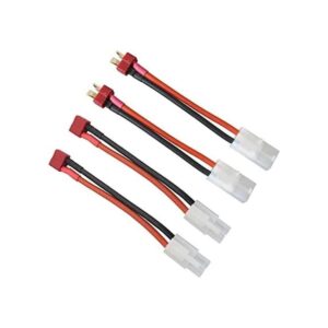 FLY RC 4 conectores Tamiya a Deans T estilo enchufe cable_1