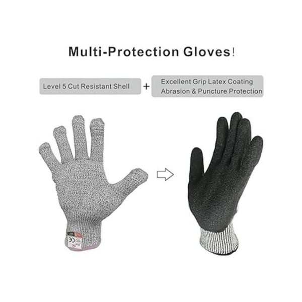 KIM YUAN Guantes de trabajo transpirables resistentes a_2