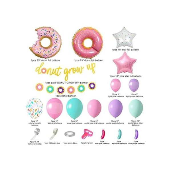 Decoraciones de fiesta de cumpleaños de donas kit de_2