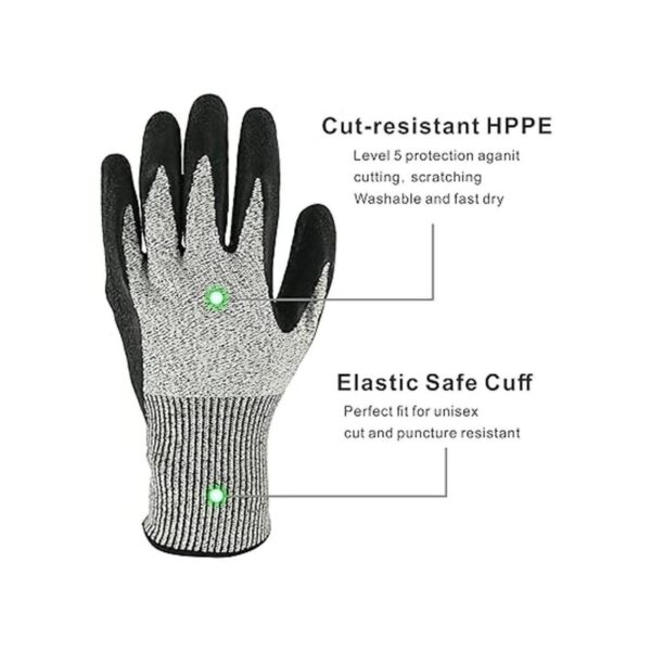 KIM YUAN Guantes de trabajo transpirables resistentes a_3