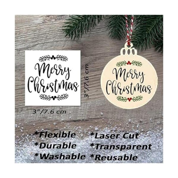 20 plantillas de Navidad pequeñas para pintar sobre madera