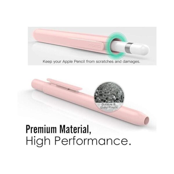 Funda protectora MoKo para Apple Pencil Rosado_2