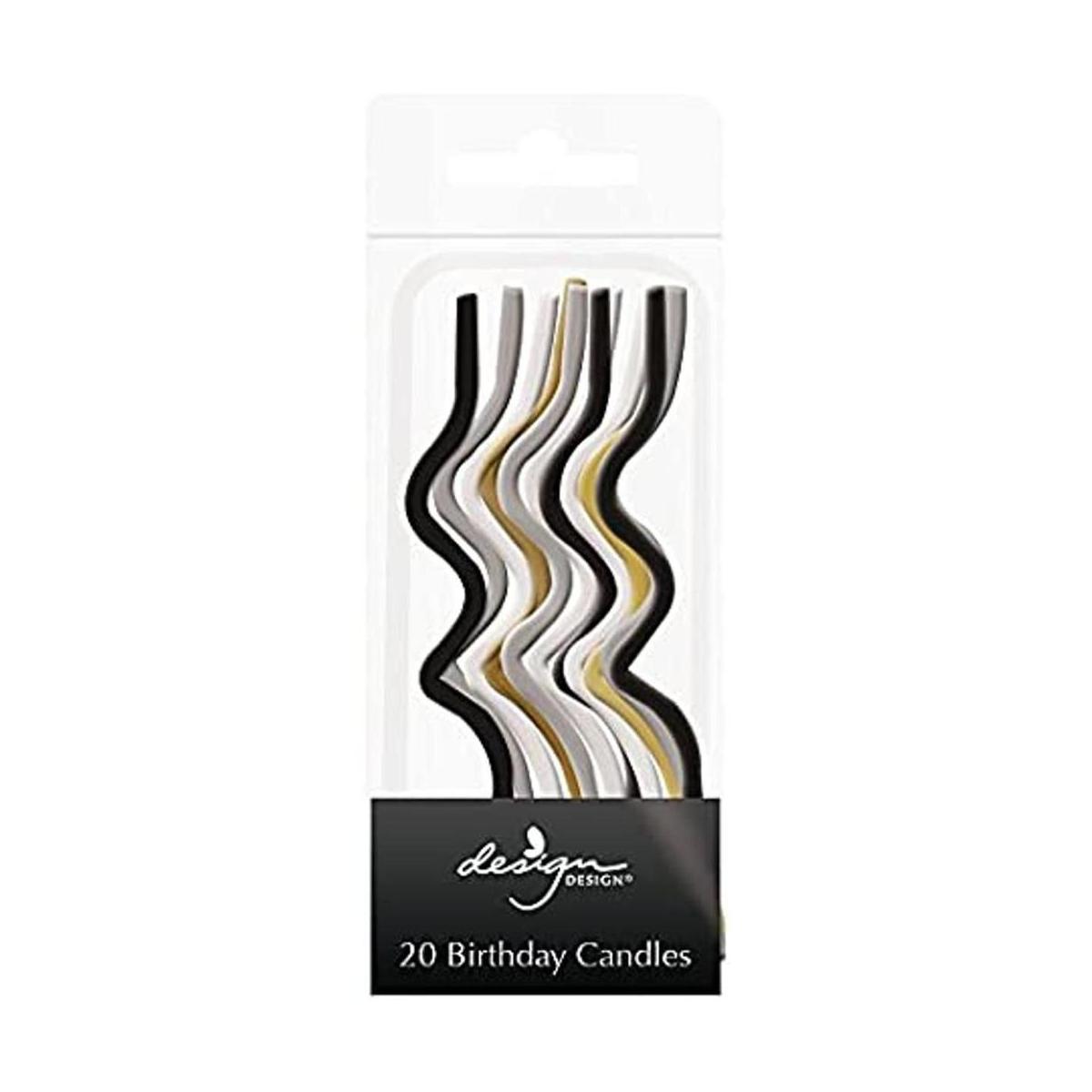 Design Design Design Velas de cumpleaños 18 x 3 18