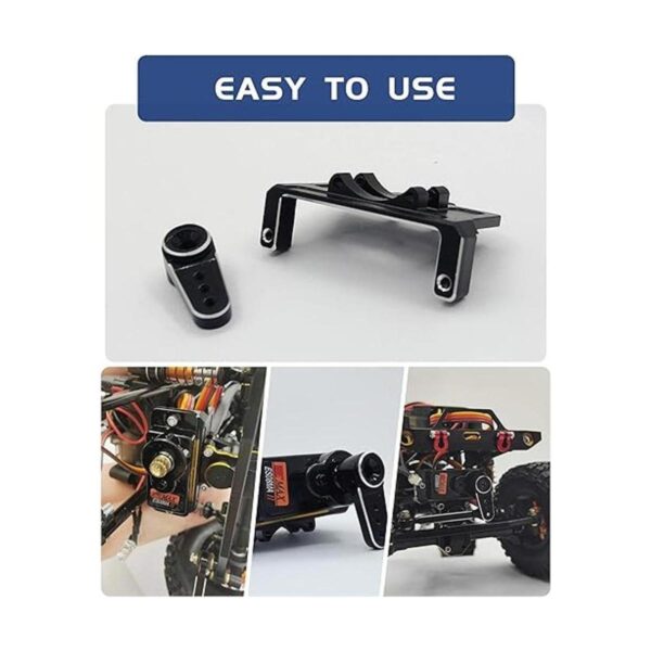 HOPLEX Soporte de montaje de servo RC y mini brazo servo_4