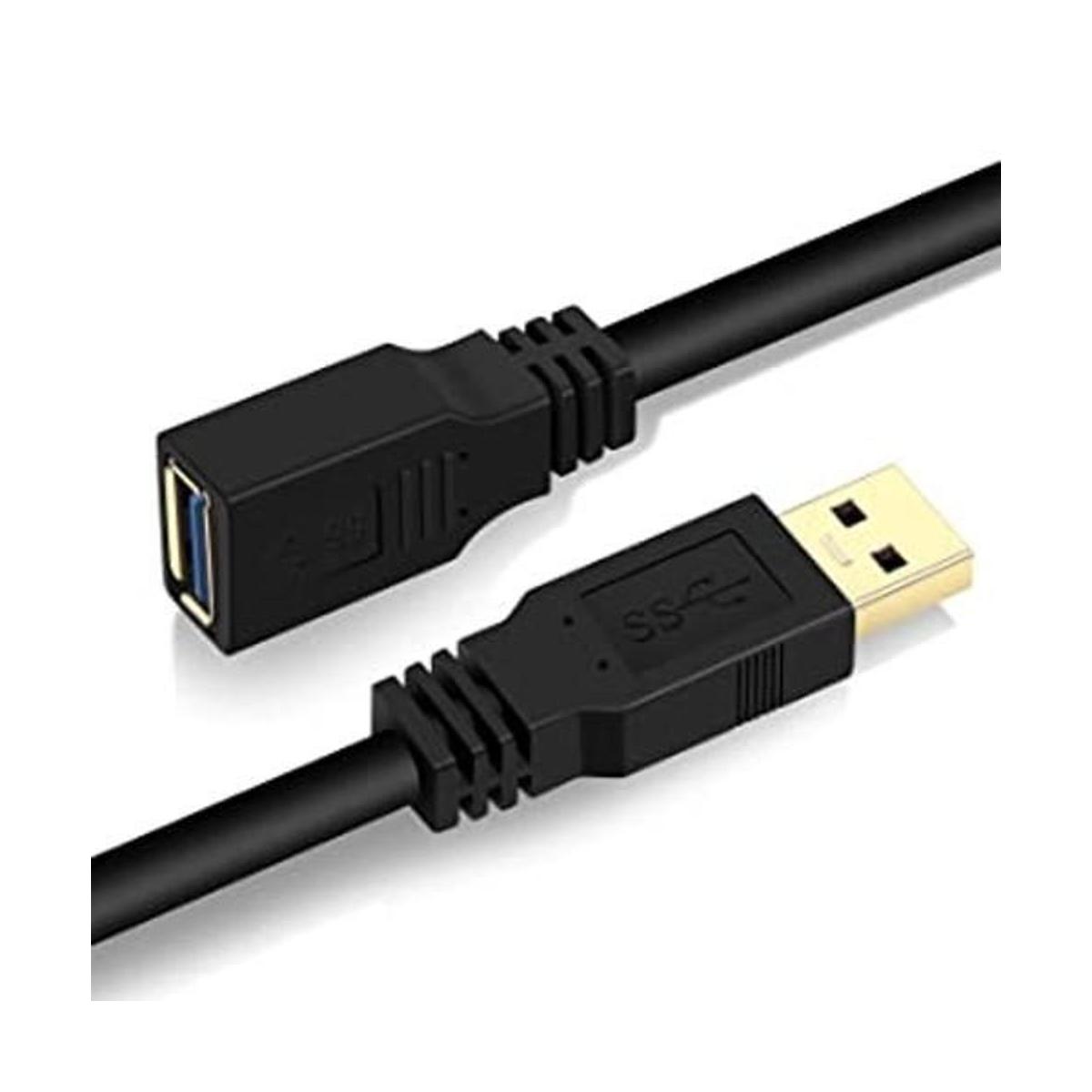 Huaspmos Cable alargador USB 3.0 macho a hembra 9.8 ft