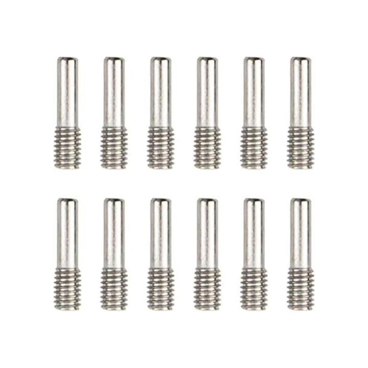 ShareGoo Juego de 12 pernos de tornillo de acero duro M3