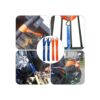 FineGood 10 correas de amarre de lazo suave capacidad de_3