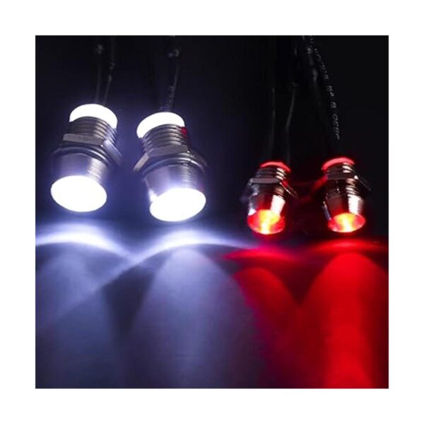 AllinRC Kit de faros delanteros de 4 ledes accesorios_5