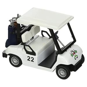 KiNSFUN Carrito de golf de 4 a presión modelo de metal_1