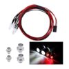 AllinRC Kit de faros delanteros de 4 ledes accesorios_4
