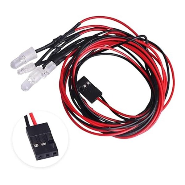 AllinRC Kit de faros delanteros de 4 ledes accesorios_2