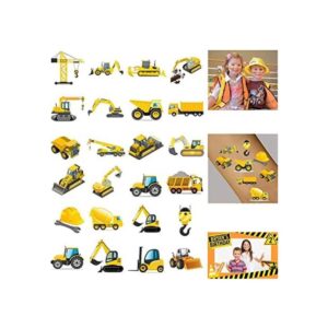 300pcs Zona de Construcción Fiesta Favores Tatuajes_1