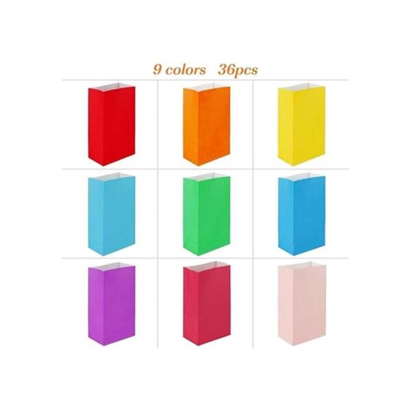Tomnk 36 bolsas de papel para recuerdos de fiesta 9