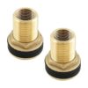 Rierdge 2 piezas de latón para mamparo conector hembra de