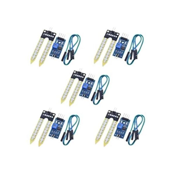 HiLetgo 5 unidades LM393 3.3V5V Detección de humedad del_1