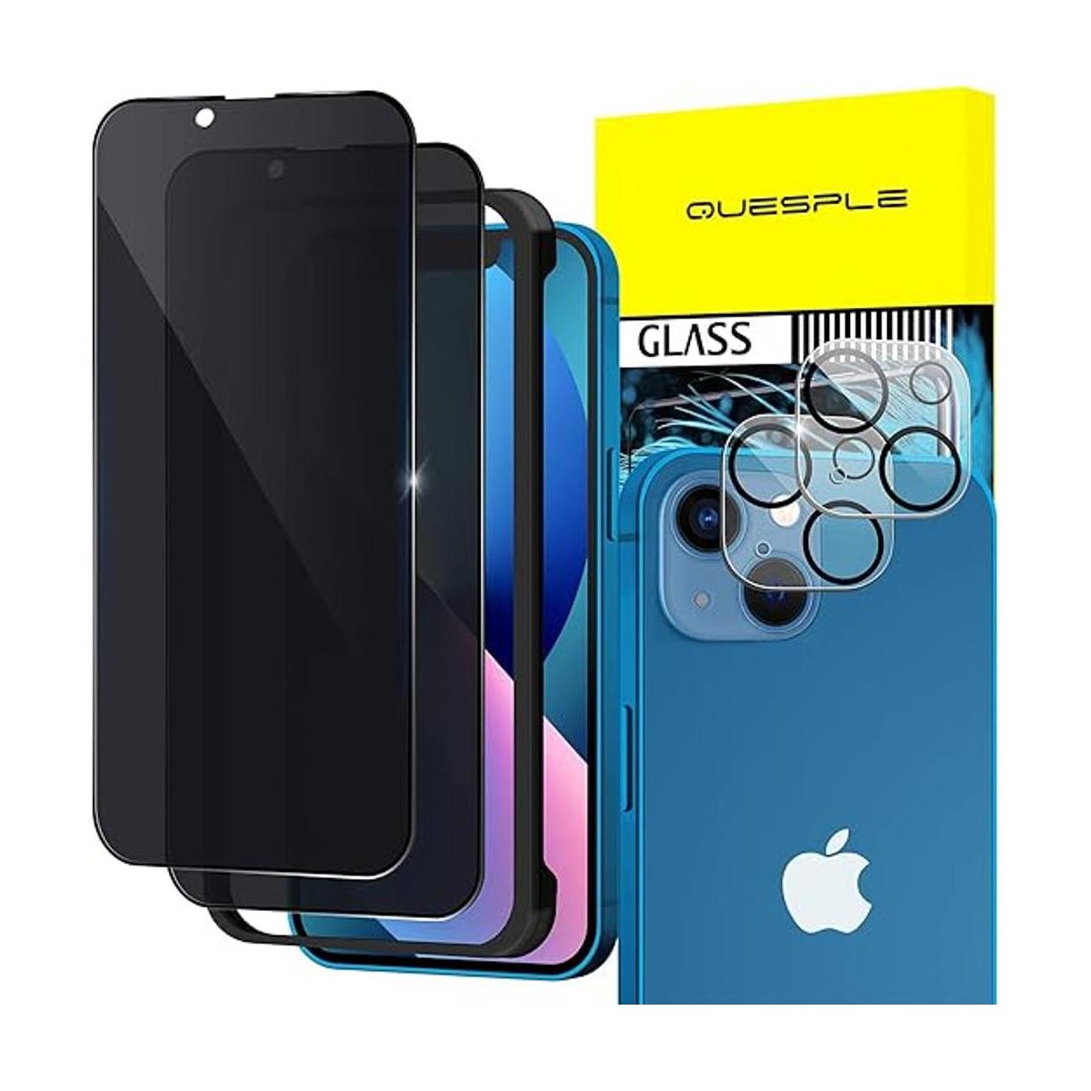 QUESPLE Paquete de 4 protectores de pantalla de privacidad