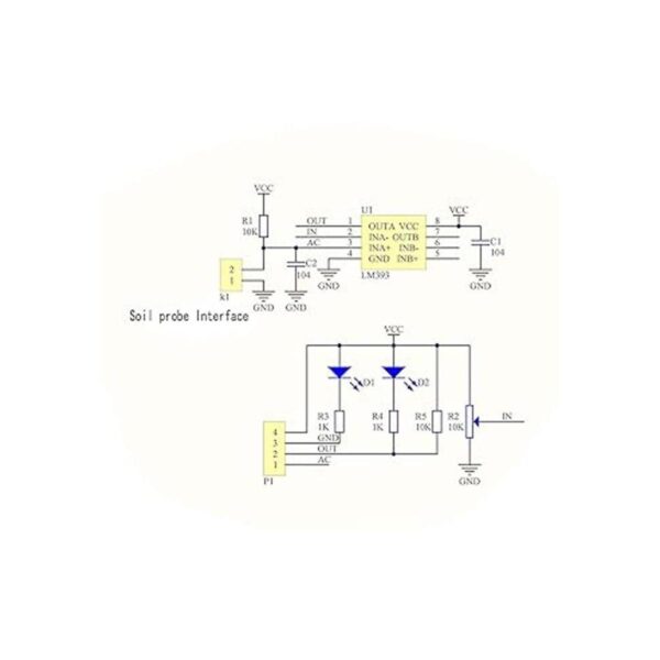HiLetgo 5 unidades LM393 3.3V5V Detección de humedad del_4