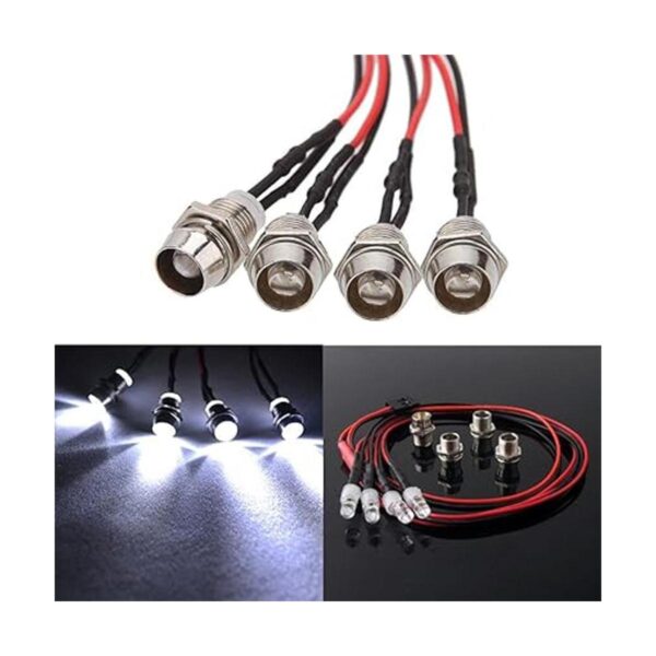 ShareGoo Kit de faros delanteros de luz LED de 4 ledes_4